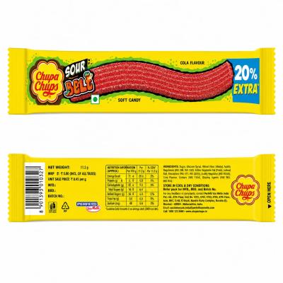 CHUPA CHUPS SOUR BELT COLA FLAVOUR SOFT CANDY - 11.2g